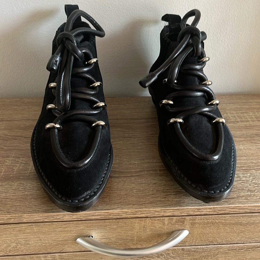 Balenciaga new without tags suede booties. Size 35 fits like a 5 US size